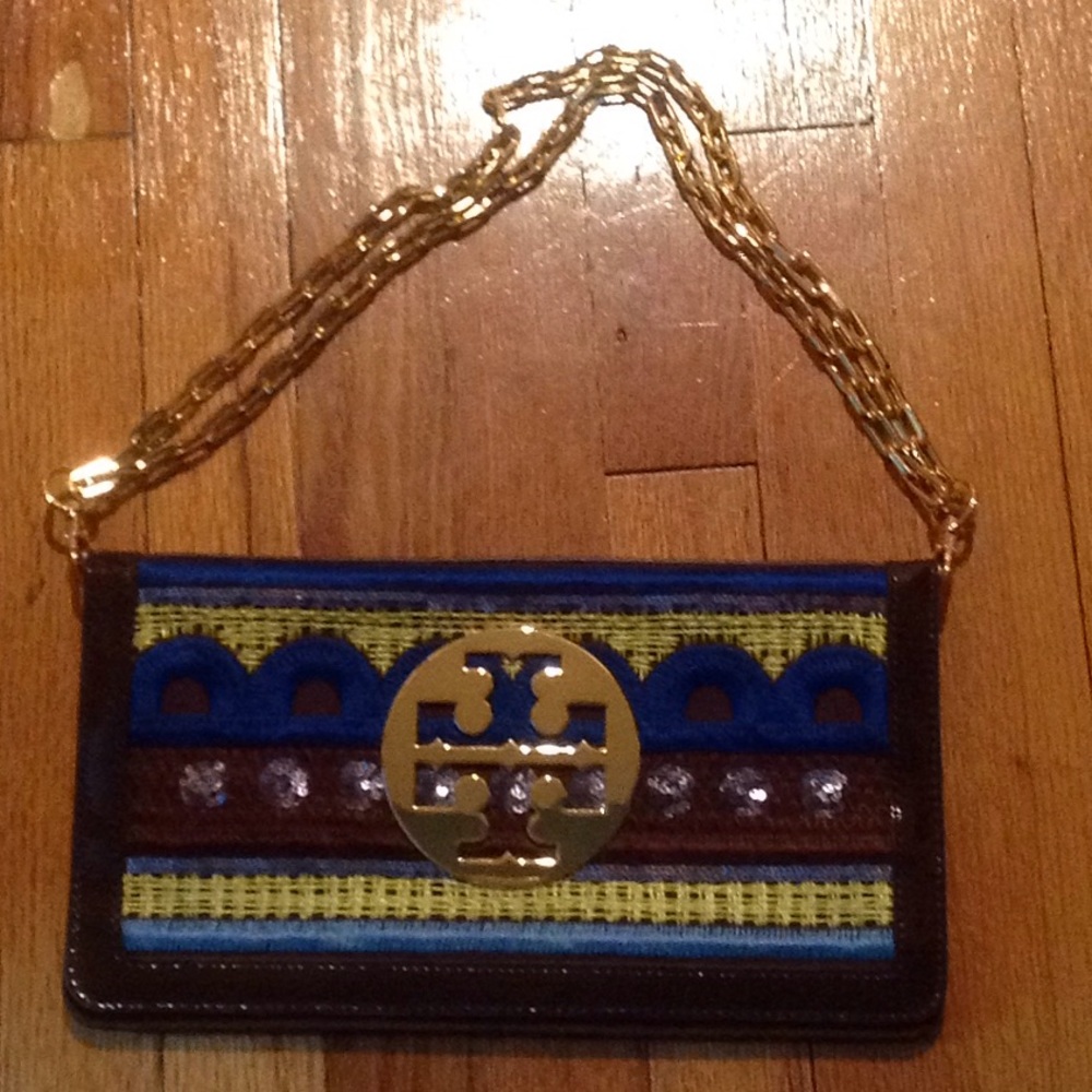 Tory Burch embroidery handbag